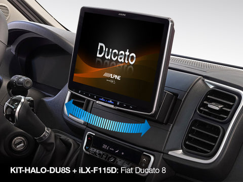 iLX-F115DU8S - Autoradio mit schwenkbarem 11-Zoll Touchscreen für Fiat Ducato 8