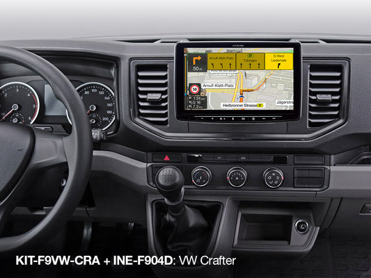 KIT-F9VW-CRA - Alpine Halo9 / Halo11 Einbaukit für VW Crafter ab Baujahr 2017 KIT-F9VW-CRA - Alpine Halo9 / Halo11 Einbaukit für VW Crafter ab Baujahr 2017