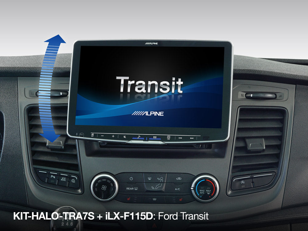 KIT-HALO-TRA7S Einbaukit für Ford Transit – Geöffnet