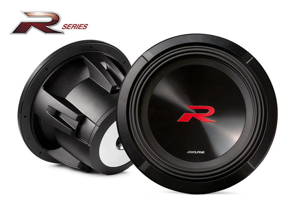 R2-W12D2 R2-W12D4 12-Zoll R-Series Subwoofer Vorder- und Rückseite