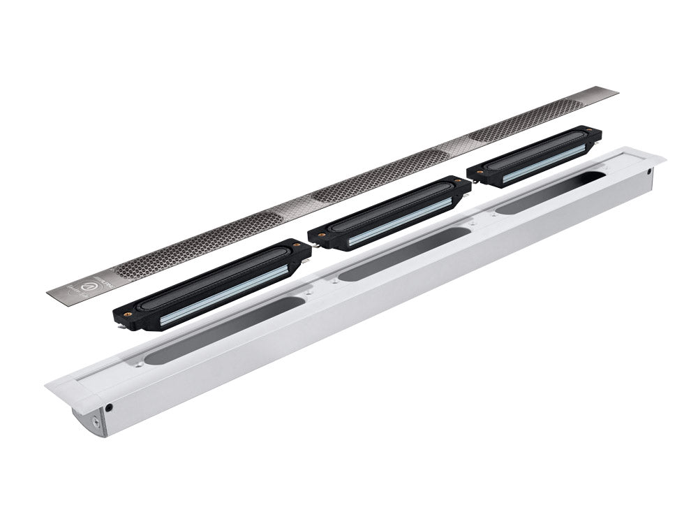 SPC-L500F - Alpine Adventure Audio In-Cabin Einbaulautsprecher (lang/silber)