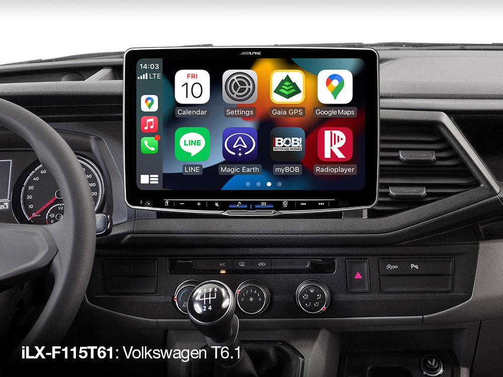 iLX-F115T61 11-Zoll DAB-Digitalradio speziell für Volkswagen T6.1