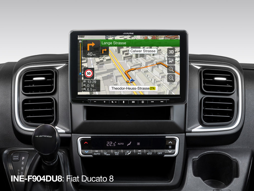INE-F904DU8 Navigation mit installierter Karte für Ducato 8