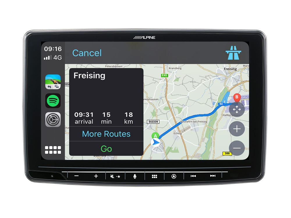INE-F904D - 9-Zoll Navigationssystem