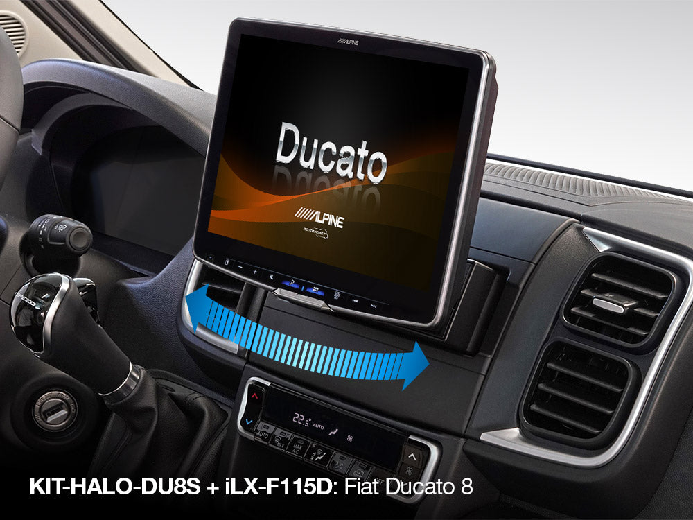 KIT-HALO-DU8S - Schwenkbarer Einbausatz für Fiat Ducato 8