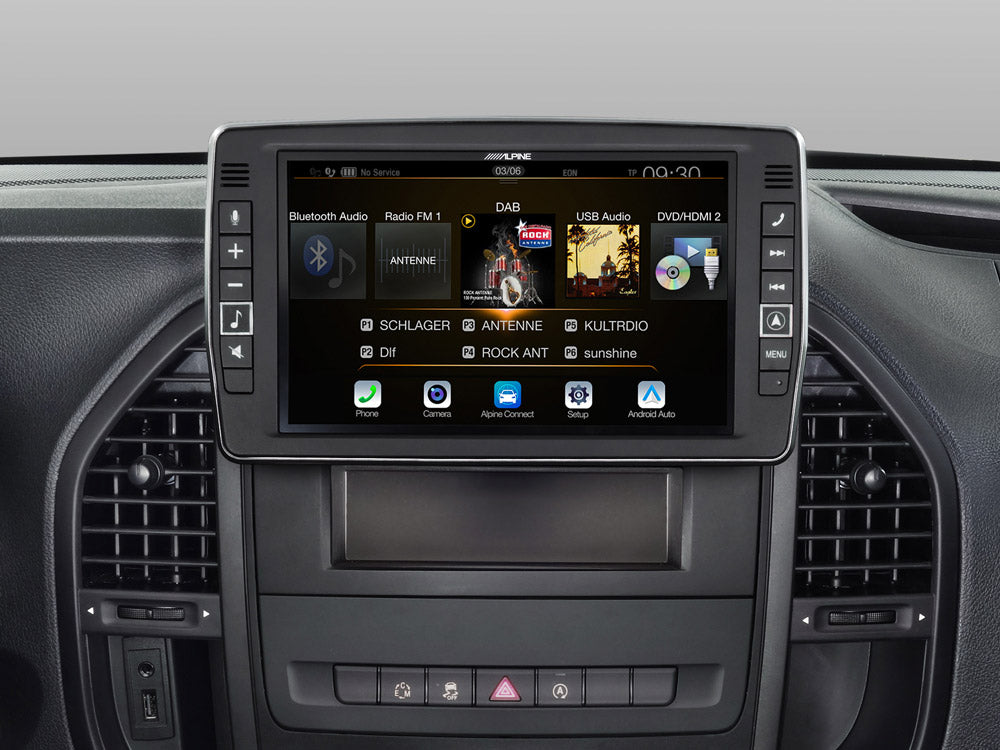 X903D-V447 - 9-Zoll Navigationssystem für Mercedes Vito (447)