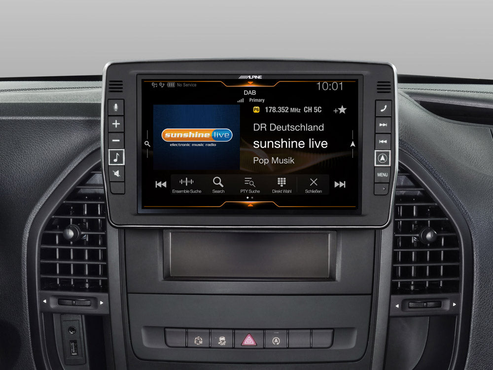 X903D-V447 - 9-Zoll Navigationssystem für Mercedes Vito (447)