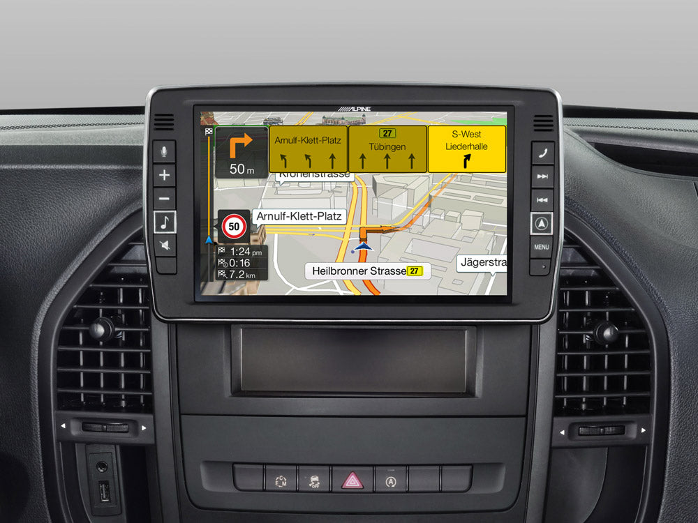 X903D-V447 - 9-Zoll Navigationssystem für Mercedes Vito (447)