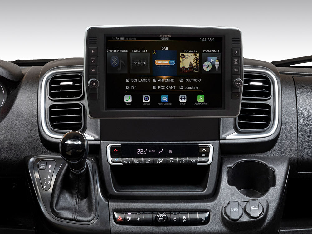 X903D-DU8S - 9-Zoll-Navigationssystem mit schwenkbaren Bildschirm für Fiat Ducato 8