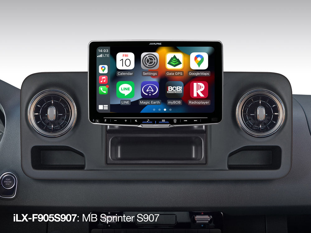 iLX-F905S907 CarPlay Menü im Mercedes Sprinter