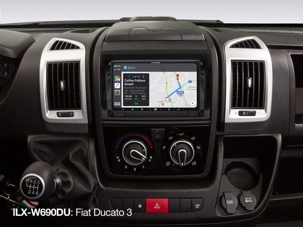 iLX-W690DU - 7-Zoll-Touchscreeen für Fiat Ducato 3, Citroën Jumper 2 und Peugeot Boxer 2
