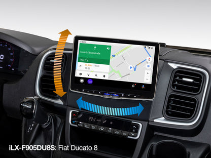 iLX-F905DU8S - Autoradio mit schwenkbarem 9-Zoll Touchscreen für Fiat Ducato 8