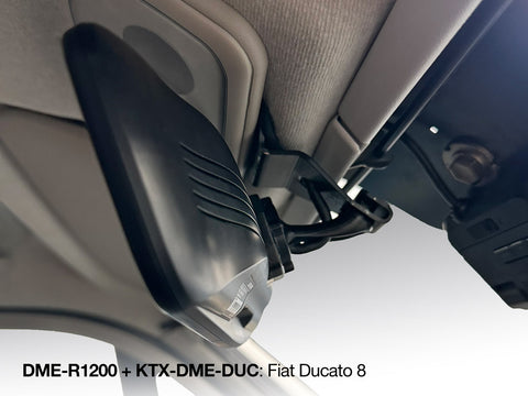 KTX-DME-DUC - Fahrzeugspezifische Halterung im Fiat Ducato für den DME-R1200
