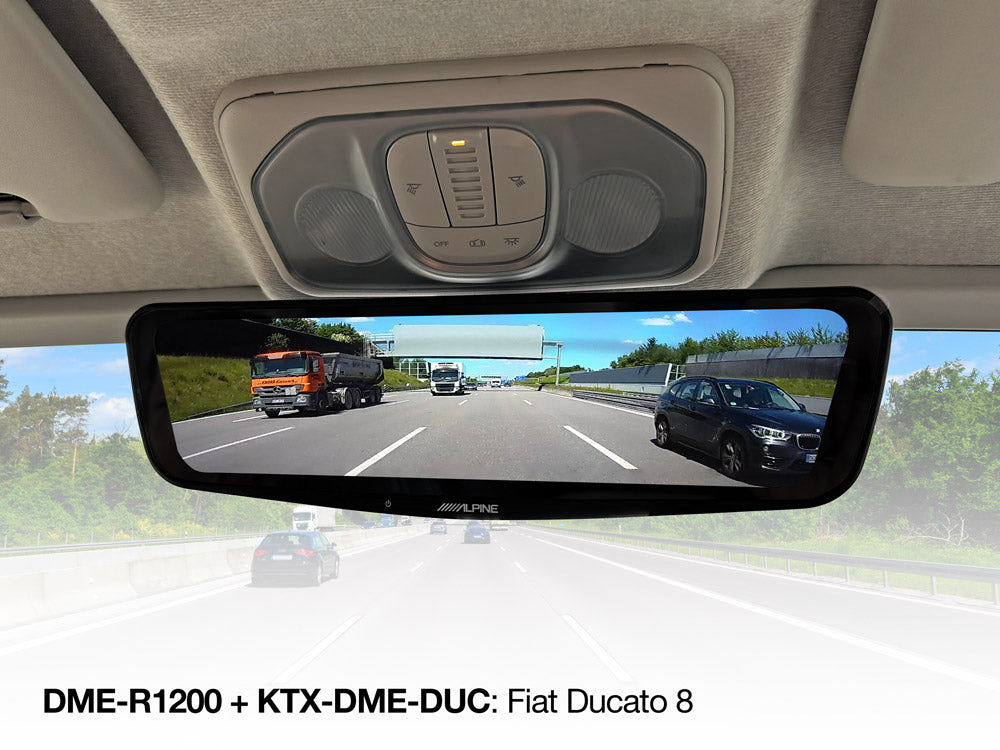 KTX-DME-DUC - Fahrzeugspezifische Halterung im Fiat Ducato für den DME-R1200