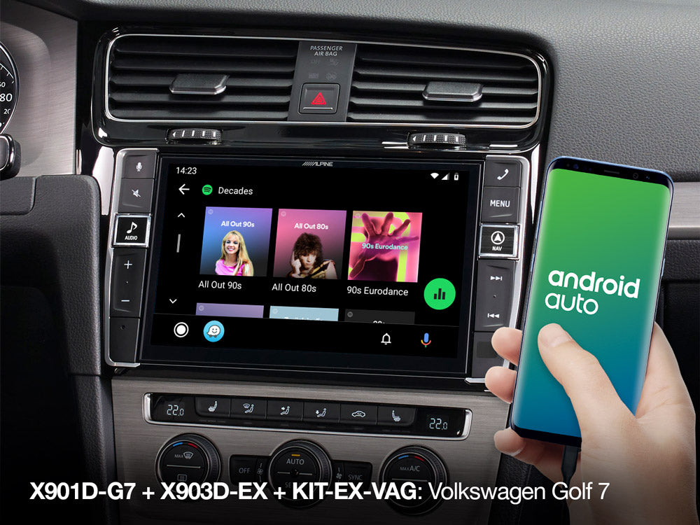 X903D-EX - Apple CarPlay und Android Auto Upgrade für X902D-xx Systeme