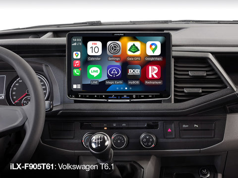 Alpine Deutschland Webshop iLX-F905T61 - Autoradio für VW T6.1 ab 11/2019 - 2022 mit 9-Zoll-Touchscreen