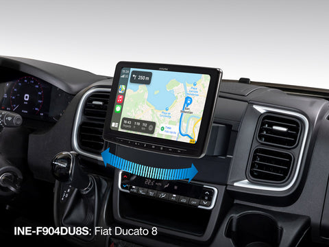 INE-F904DU8S - Schwenkbares Navigationssystem mit 9-Zoll Touchscreen für Ducato 8