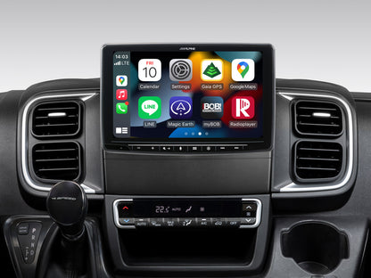 INE-F904DU8S – 9-Zoll-Navi mit Swivel-Display
