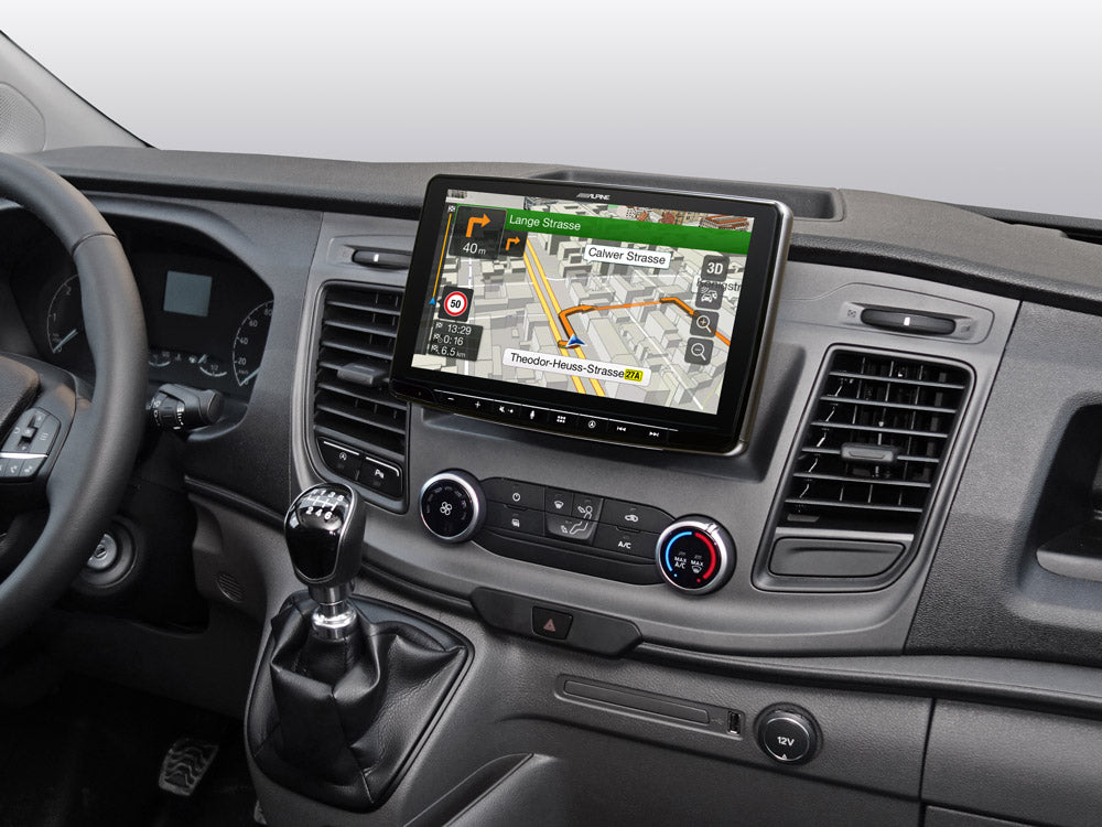 INE-F904TRA - 9-Zoll Navigationssystem für Ford Transit Custom