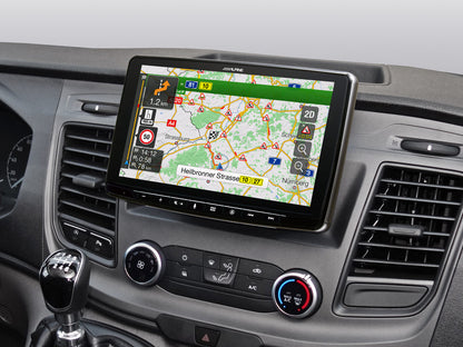 INE-F904TRA - 9-Zoll Navigationssystem für Ford Transit Custom