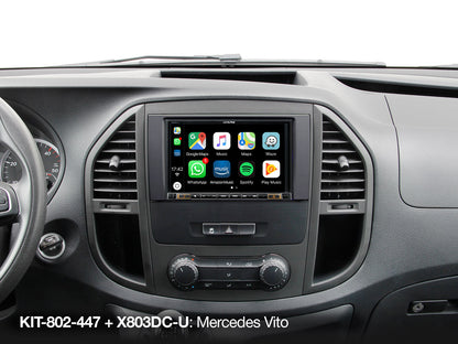 KIT-802-447 - 8-Zoll-Einbauset mit CAN-Bus Interface für Mercedes Vito (447)