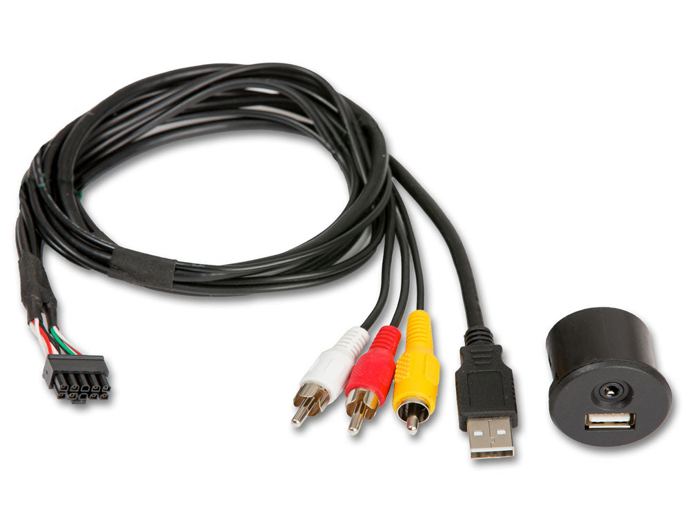 KCU-1A - USB/AUX-Einbaubuchse für Fiat Ducato 3, Citroen Jumper 2 und Peugeot Boxer 2