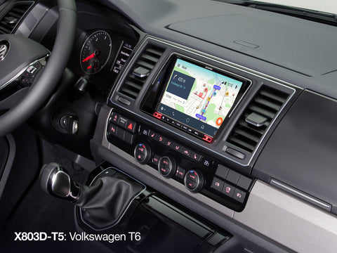 X803D-T5 - 8-Zoll Navigationssystem für Volkswagen T5 und T6