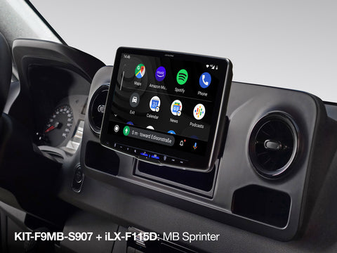 KIT-F9MB-S907 - Einbauset für Mercedes Sprinter 907 (VS 30) ab 2018 für Alpine Halo11 und Halo9