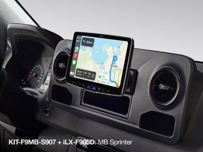 KIT-F9MB-S907 - Einbauset für Mercedes Sprinter 907 (VS 30) ab 2018 für Alpine Halo11 und Halo9