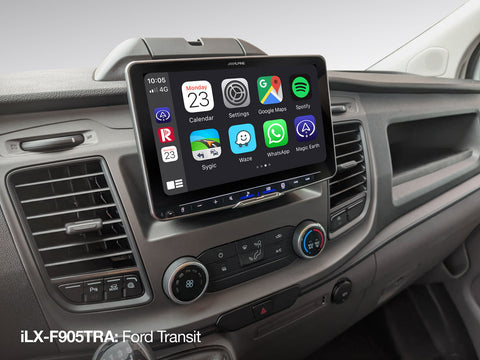 iLX-F905TRA - Autoradio mit 9-Zoll Touchscreen für Ford Transit